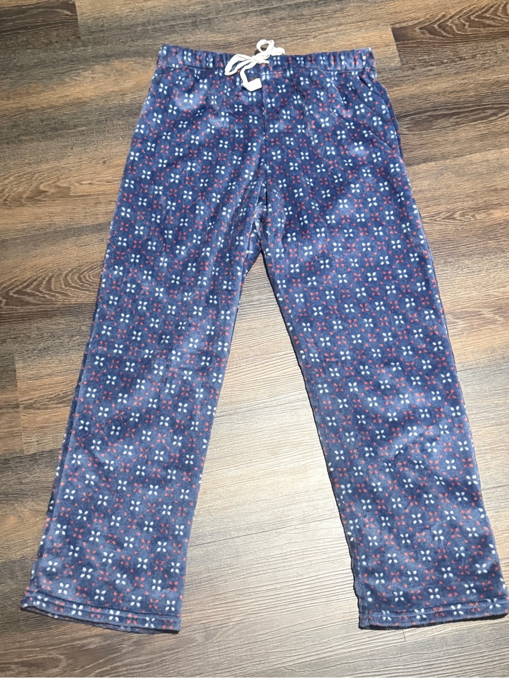 Born Navy Fleece Pajamas